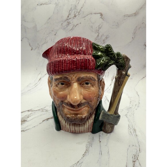 Royal Doulton Character Toby Jug “Lumberjack” D6610 1966 - Picture 2 of 14